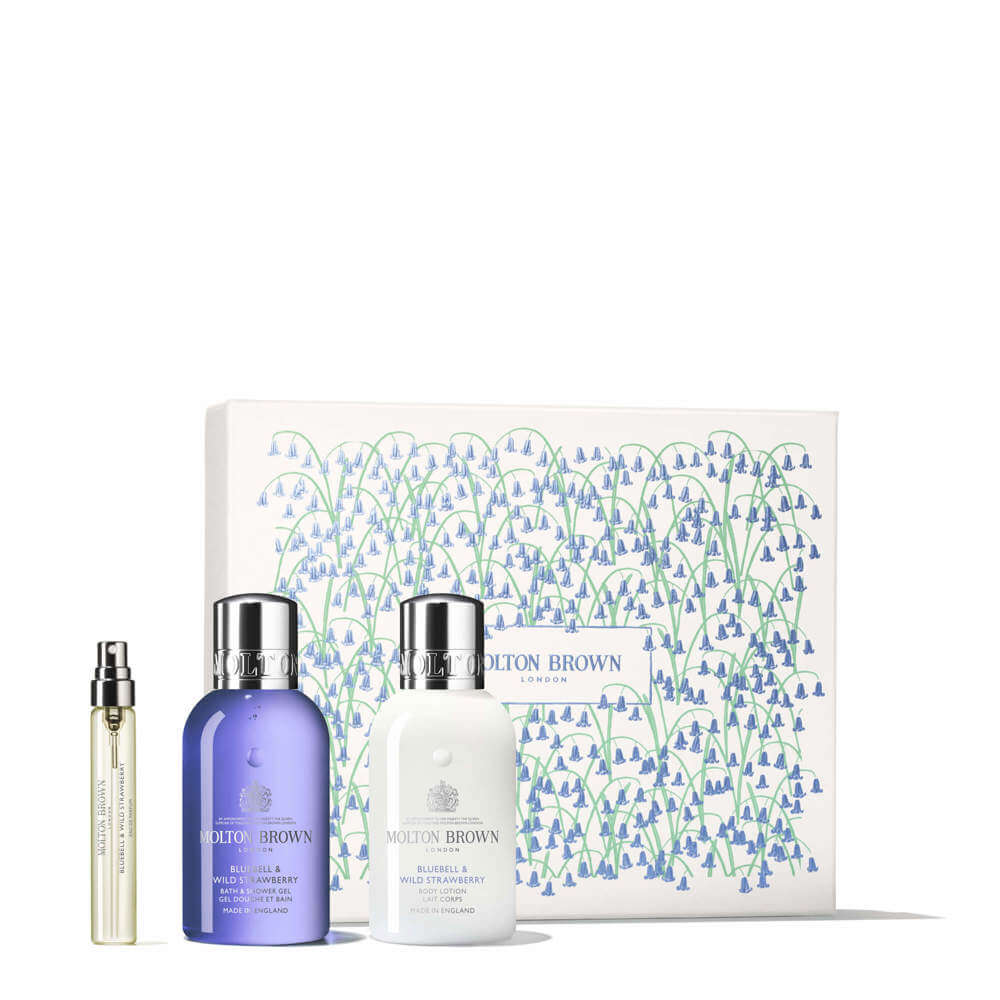 Molton Brown Bluebell & Wild Strawberry Travel Gift Set